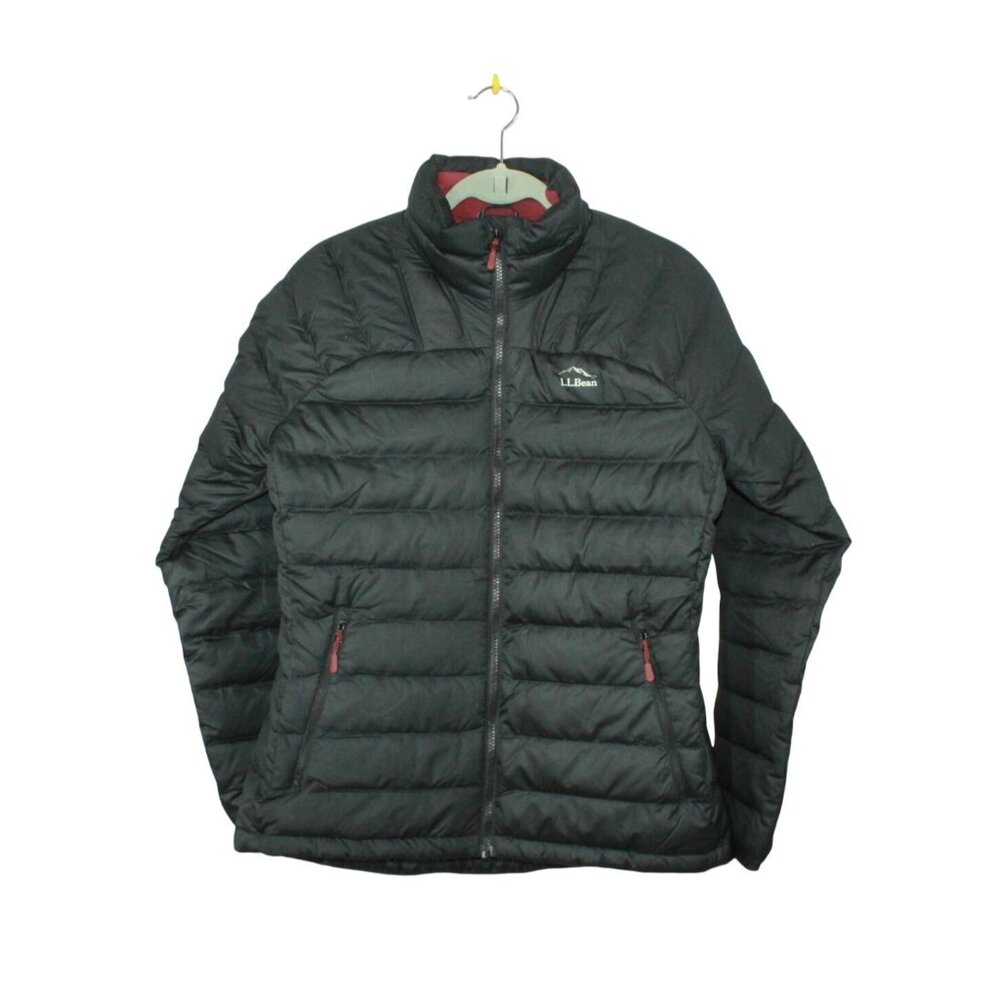 Ll Bean Bean's Down Jacket Black Size Medium - image 1